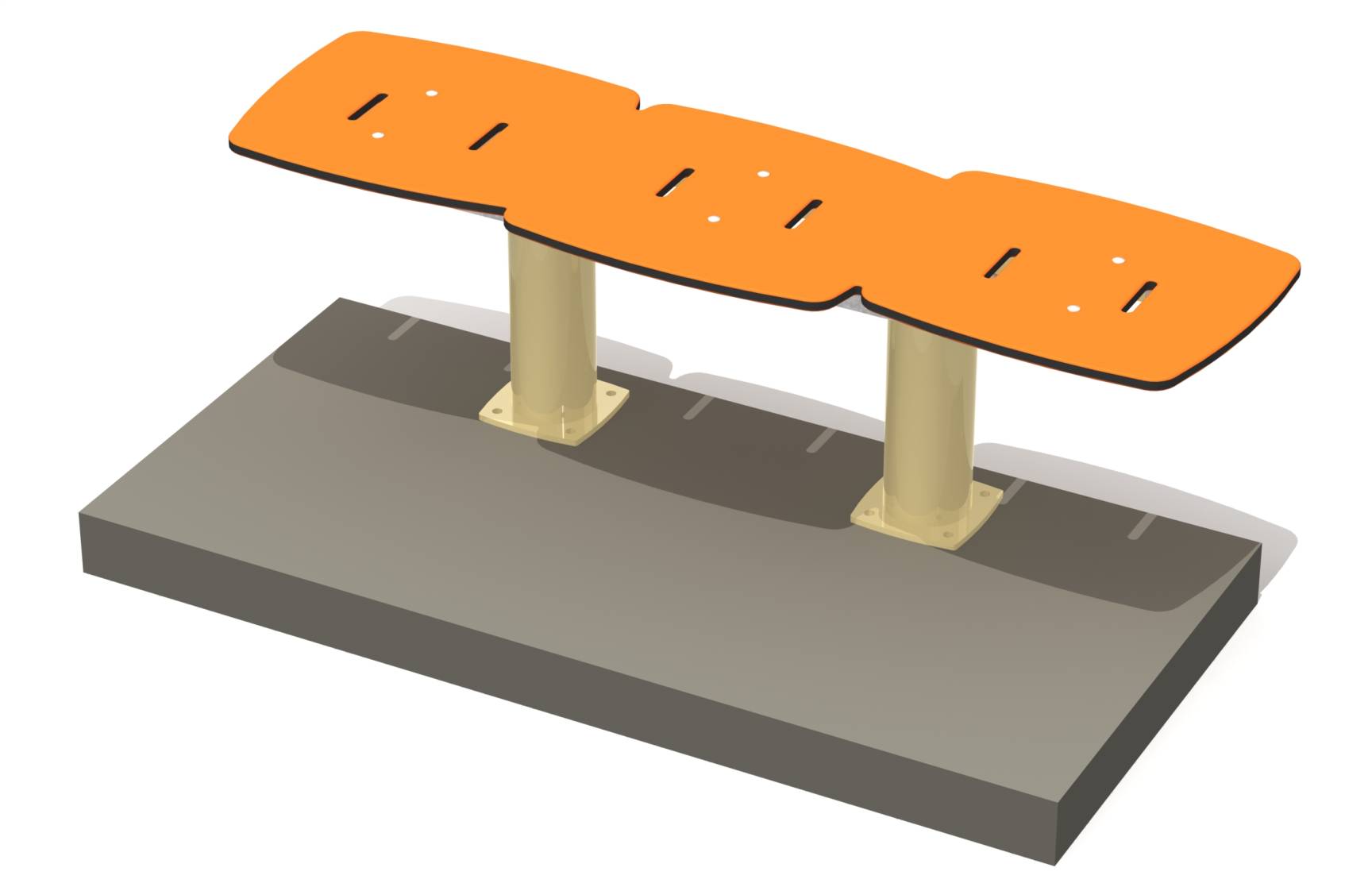 banc-jazz-3-pl-sans-dossier-2-pattes-cent-al-h-13007